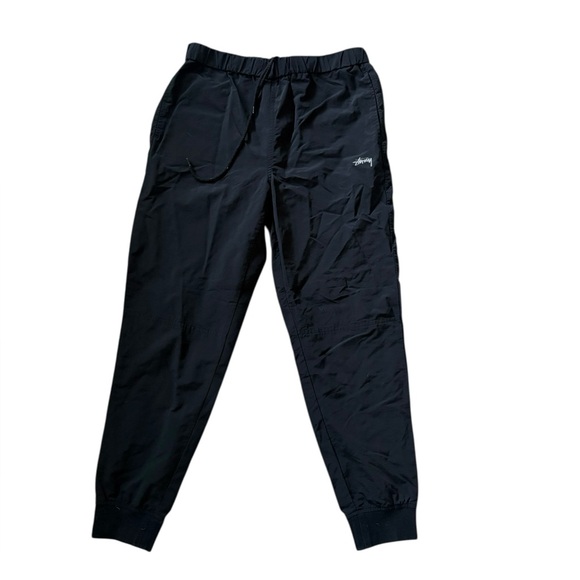 STÜSSY YsK Black Nylon Jogger Track Pants w/ Mesh Size Small - Picture 14 of 15
